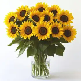 Classic Sunshine Yellow Sunflower Bouquet