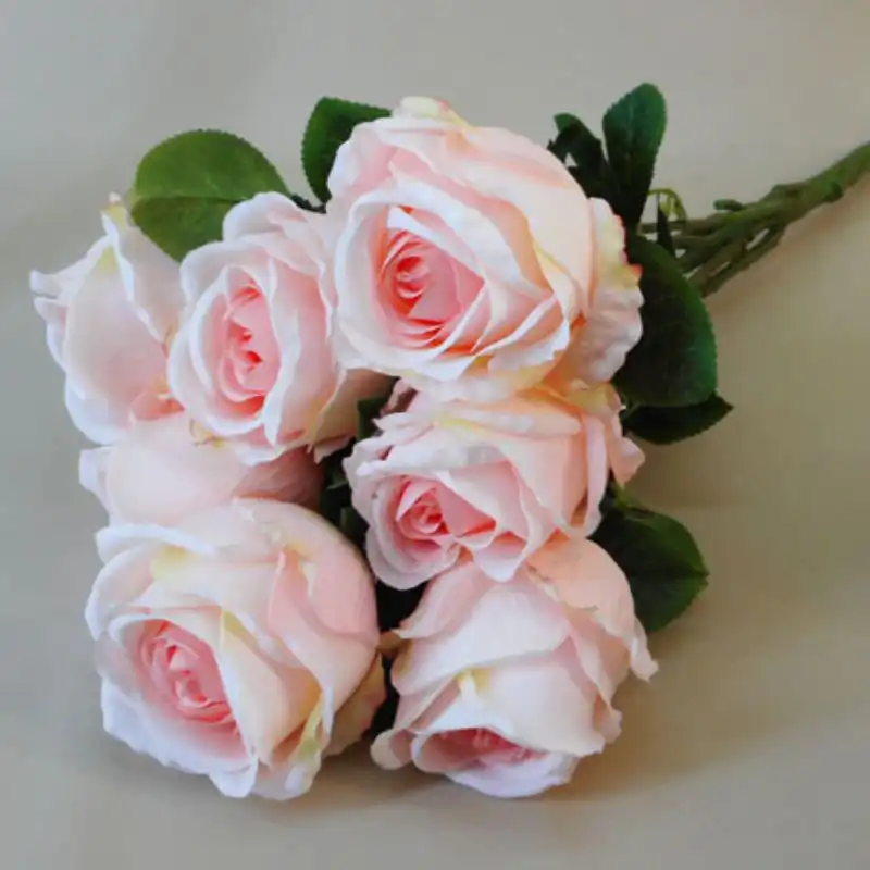 Romantic Quicksand Pink Roses Bouquet 3 Blush Pink Rose Bouquet