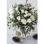 White Rose & Peony Artisan Bouquet
