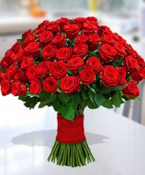 Luxury Kisses Red Roses Bouquet Next Day Delivery