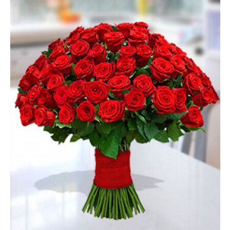 Luxury Kisses Red Roses Bouquet Next Day Delivery