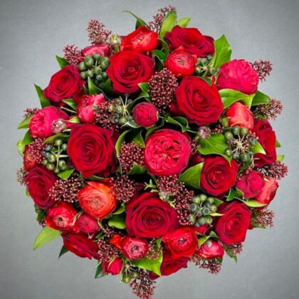 Luxury Red Roses Flower Bouquet