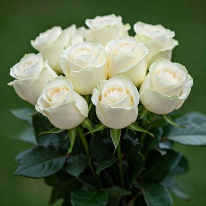 Bouquet With White Roses