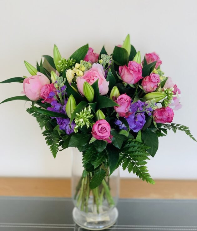 Pink and White Flower Bouquet