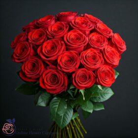Velvet Red Roses Bouquet