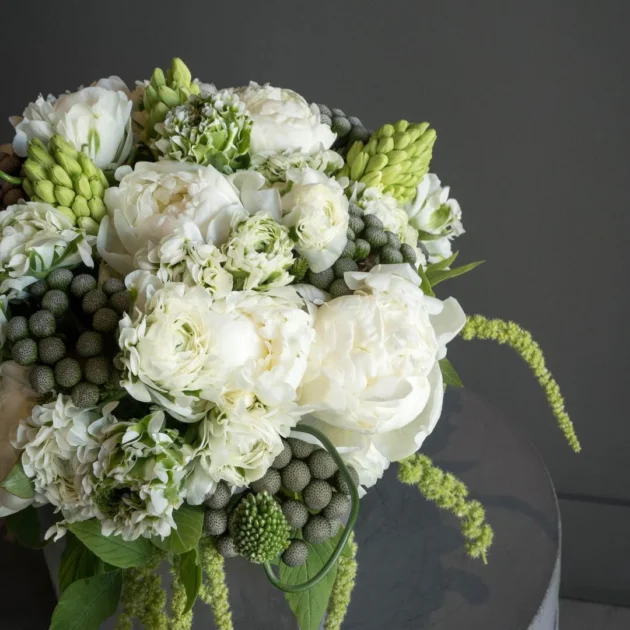 White and Green Bouquet