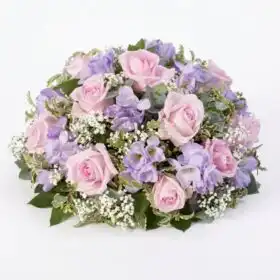 Blush Pink Dried Floral Wreath