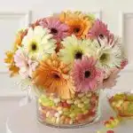 Gerbera Daisy Candy Bouquet