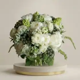 White Ranunculus & Peonies Luxury Bouquet