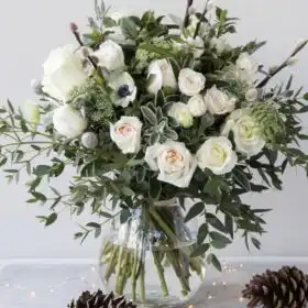 White Rose & Peony Artisan Bouquet