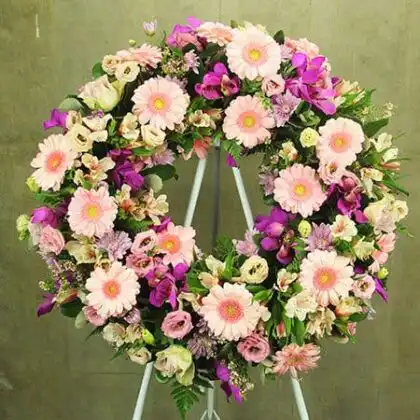 Pink Tribute Wreath