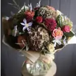 Hydrangea, Roses, Clematis Mixed Flower Bouquet