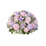 Scented Posy Pink and White Funeral Flowers Delivery
