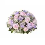Scented Posy Pink and White Funeral Flowers Delivery