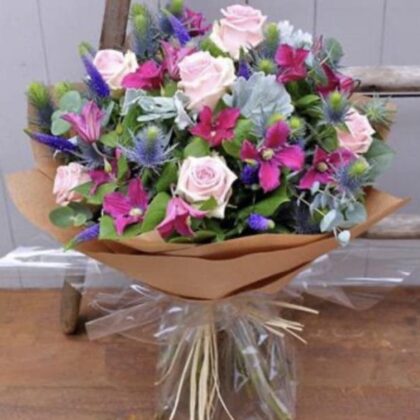 Luxury Hand Tied Flower Bouquet Delivery UK with 10% discount