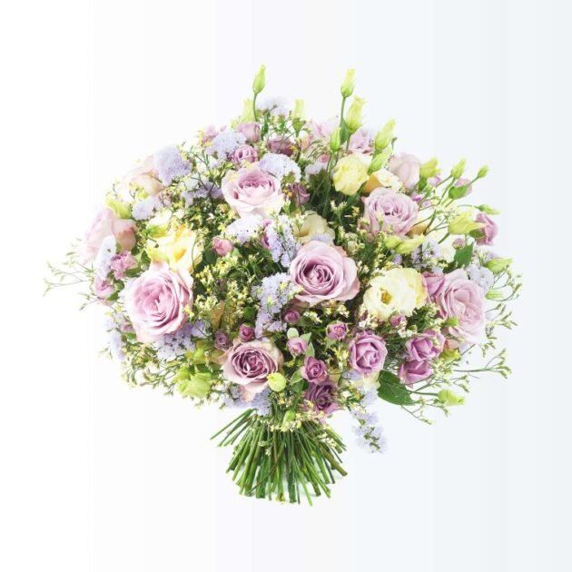 White Lilac Rose Bouquet