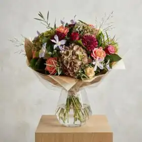 Rustic Antique Hydrangea Garden Bouquet