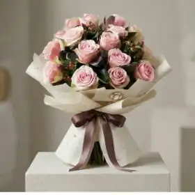 Pink Rose Bridal Bliss Bouquet