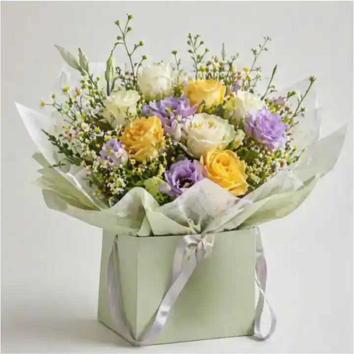 Radiant Rose & Freesia Delight 1 rose and freesia bouquet