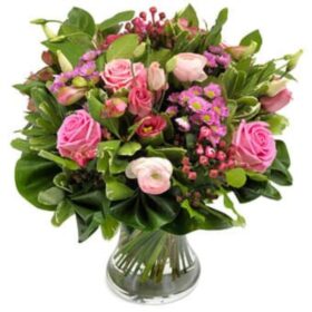 The Blushing Romance Bouquet