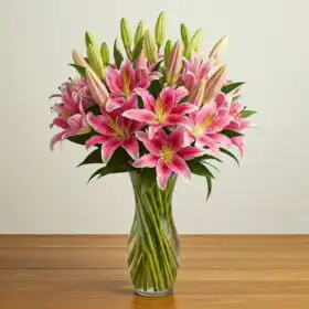 Enchanted Stargazer & Calla Lily Elegance