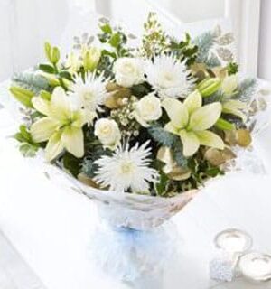 Hand-tied mixed Flower Bouquet Delivery in the UK Save 10%