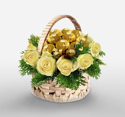 Buy chocolate and rose bouquet Same day delivery UK