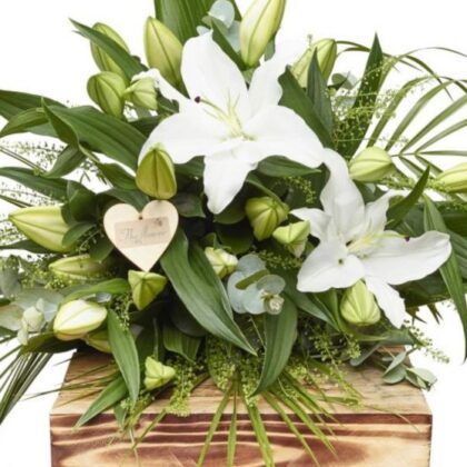 Luxury White Lily Flower Bouquet Delivery UK - Exclusive 10% Discount 