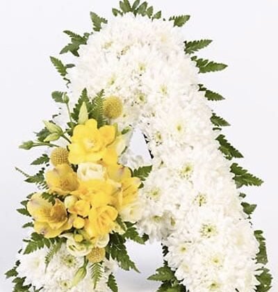 All letter choice Funeral flowers