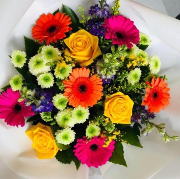 Mixed Flower Bouquet with Gerberas