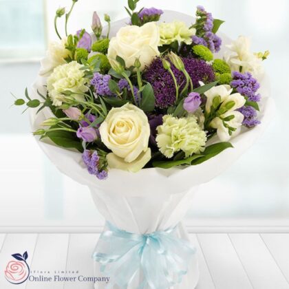 White and Purple Bouquet