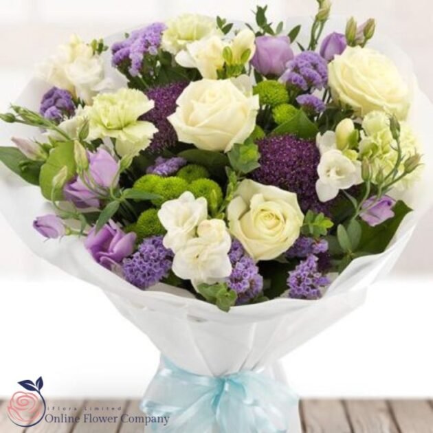 White and Purple Bouquet