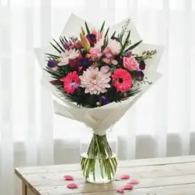 Radiance Magenta & Peach Bouquet