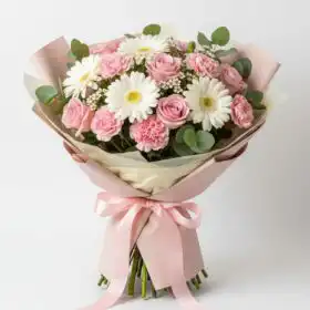 Purple and pink bouquet