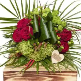 Vibrant Rose & Hypericum Burst