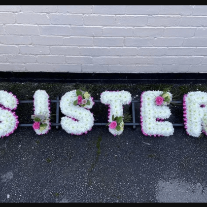 Beautiful Sister funeral flowers