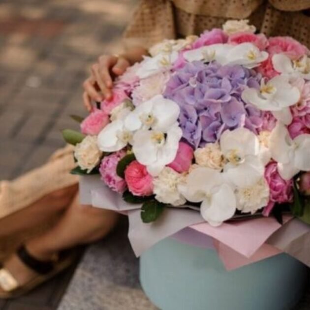 Pastel Flower Box