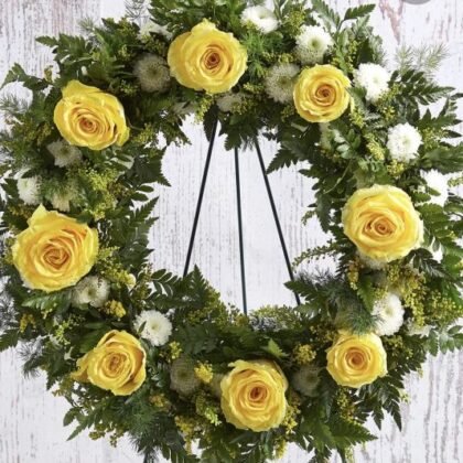 Large Funeral Wreath