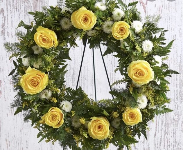 Large Funeral Wreath