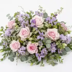Blush Pink Dried Floral Wreath
