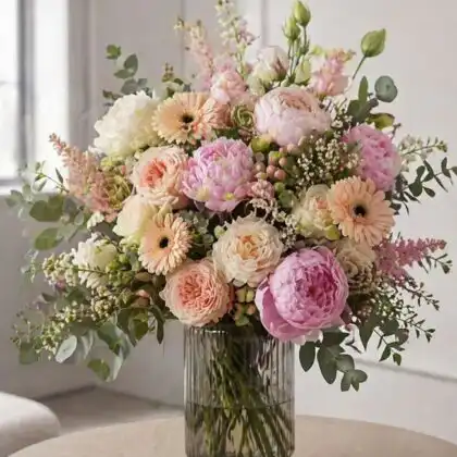 roses and peonies bouquet​