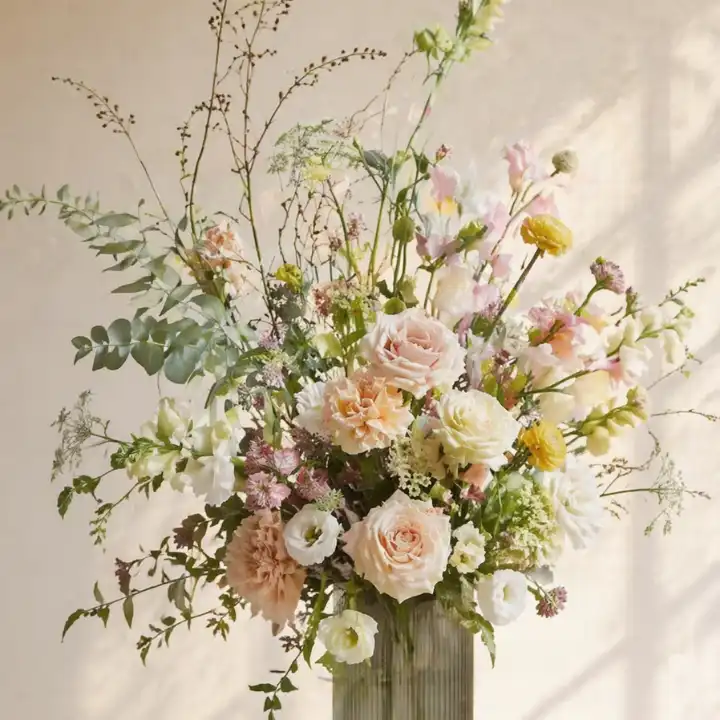 Rustic Elegance White Rose Bouquet 1 white rose flower bouquet