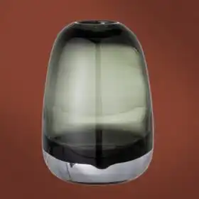 House Doctor Tint Black Glass Vase