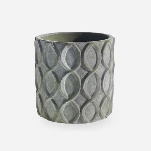 Textured Concrete Planter Indoor Outdoor