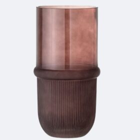 Bloomingville Belise Brown Smoked Glass Vase