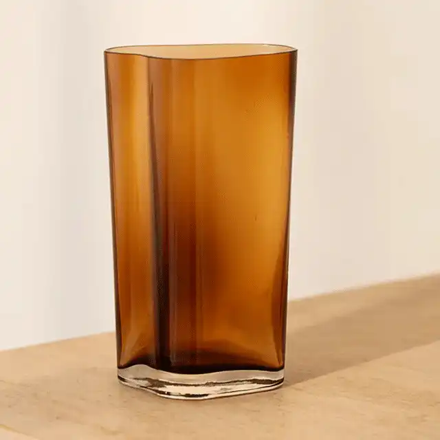 Bloomingville Benia Brown Glass Vase 1 Benia Brown Glass Vase