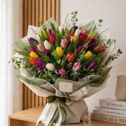 Mixed Tulips Bouquet