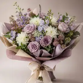 Pall Mall Purple and White Flowers
