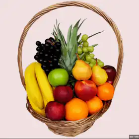Fruit Basket with Handle for Delivery