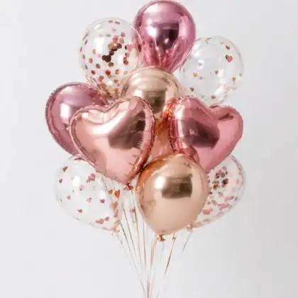 Red Heart Balloons